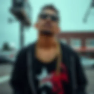 A fashionable individual wearing the 8 mm Cuban link chain as part of their personal style, radiating confidence.