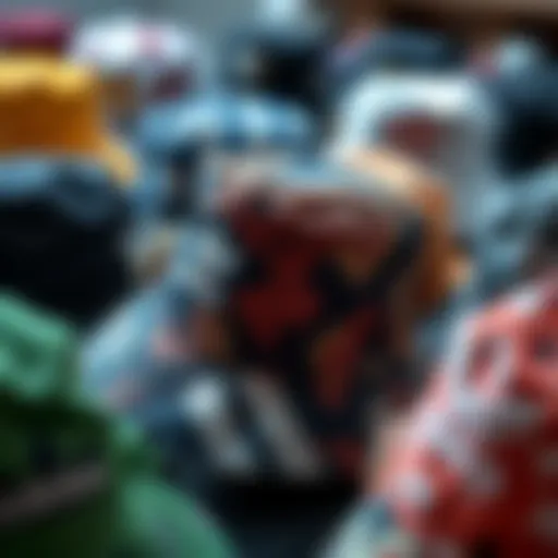 Stylish collection of Adidas bucket hats showcasing various colors and patterns