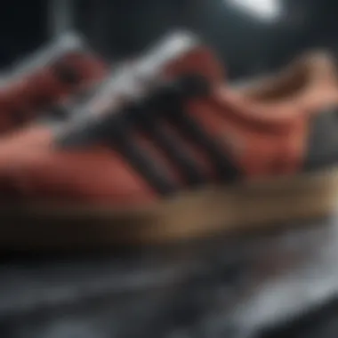 Close-up of materials used in Adidas XXL line demonstrating quality and texture