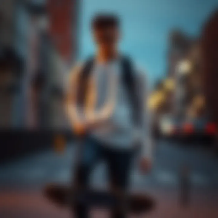 Stylish outfit combination featuring Champion long sleeve shirt for casual wear