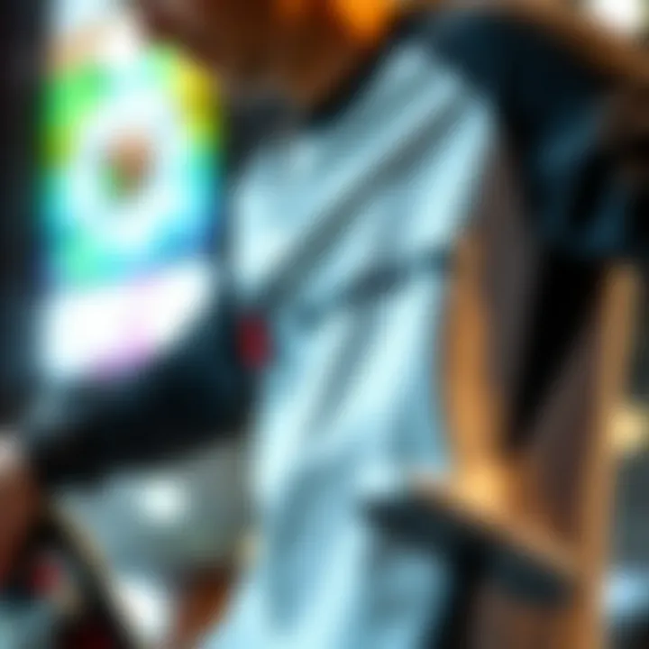 Champion semi fitted long sleeve shirt showcasing unique design elements