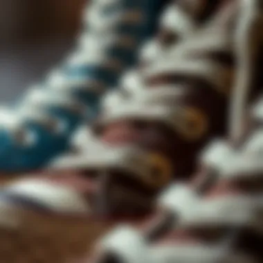 Close-up of materials used in Chuck Taylor 2 High Tops