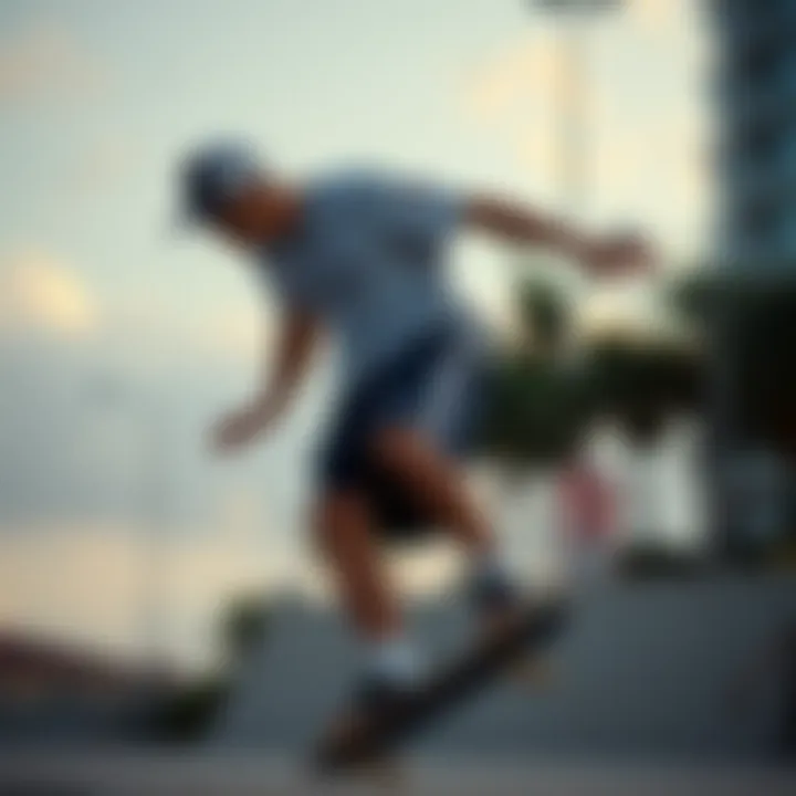 The Comfort and Performance Aspect of Jersey Shorts Skater showcasing comfort and performance in jersey shorts