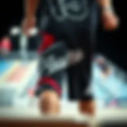 Stylish jersey shorts designed for skateboarding