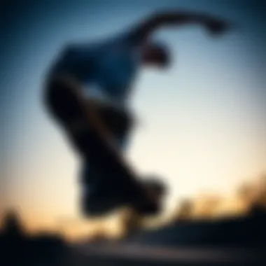 Skater performing a trick wearing Converse Chuck Taylor All Stars