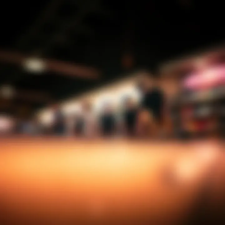 Community event at Creature Skate Shop with skaters participating