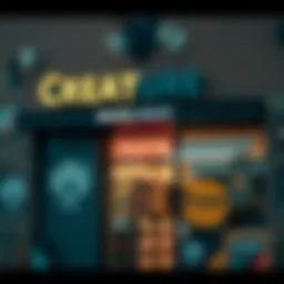 Exterior view of Creature Skate Shop showcasing its unique signage.