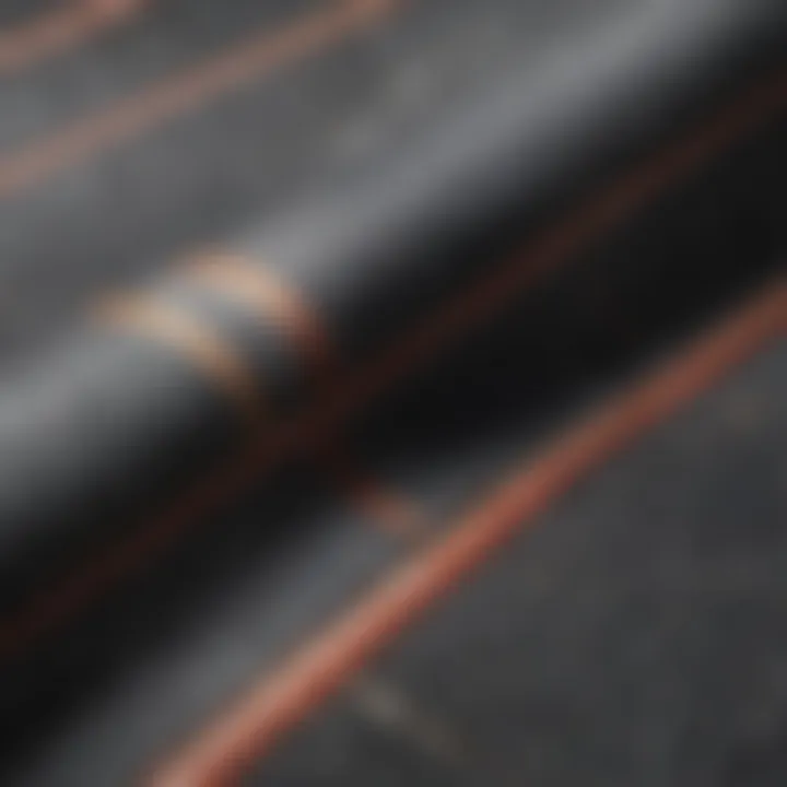 Close-up of fabric texture and design details