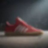 Artistic representation of adidas Vulc Shoes highlighting their unique design