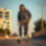 Stylish Nike skateboard outfit showcasing versatility