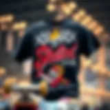 Vibrant graphic tee showcasing iconic skate culture designs