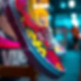 Custom Vans design showcasing vibrant colors and unique patterns