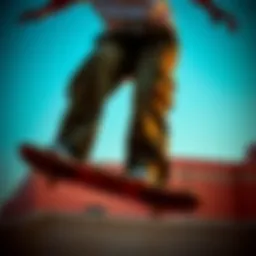 Showcasing the relaxed fit of Dickies cargo pants