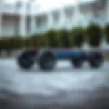 Sleek Design of Electric Skateboards Sleek electric skateboard showcasing robust design and features