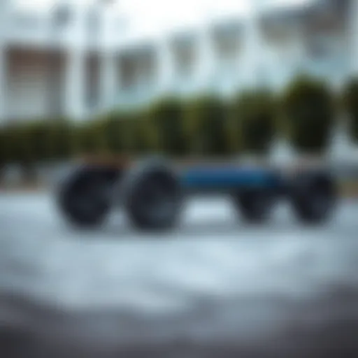 Sleek Design of Electric Skateboards Sleek electric skateboard showcasing robust design and features