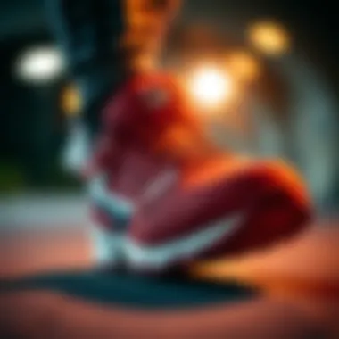 Distinctive Design of Fila Renno Red Sneaker Vibrant Fila Renno Red sneaker showcasing its distinct design