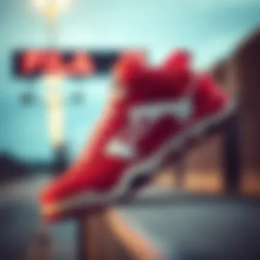 Fila Renno Red in Contemporary Streetwear Fila Renno Red sneaker integrated into contemporary streetwear