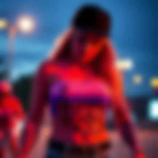 Vibrant graphic tube tops showcasing unique designs