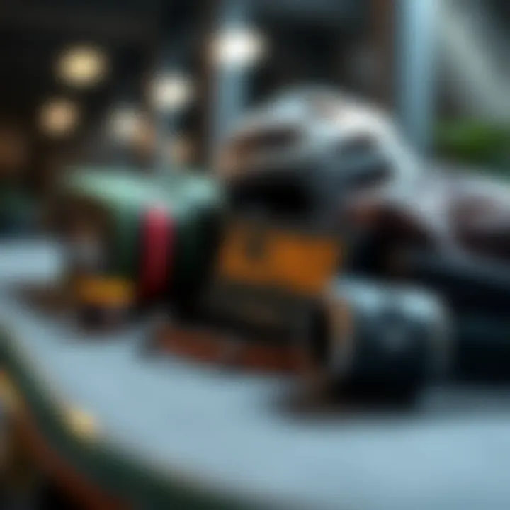 A close-up of essential LRG accessories that complement streetwear