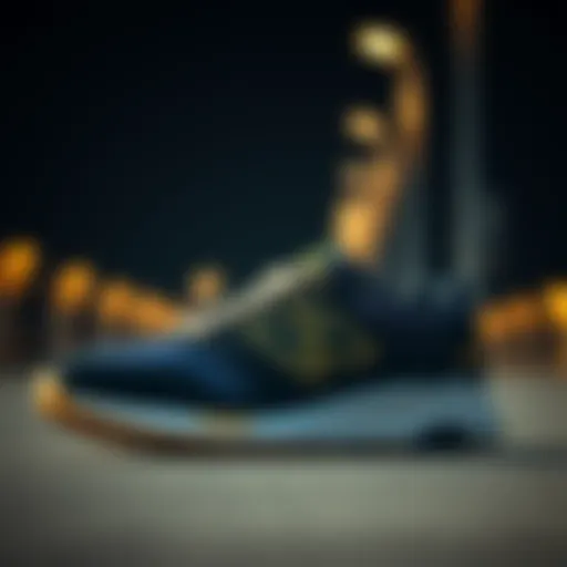 Stylish exterior design of New Balance Numeric Tiago 1010 showcasing its sleek silhouette