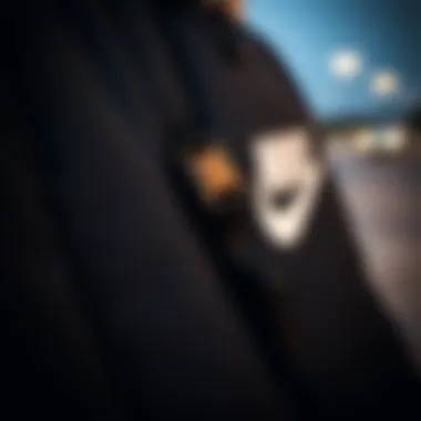 Close-up of adjustable straps on a Nike backpack