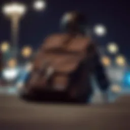 A stylish Nixon bag showcasing innovative design features