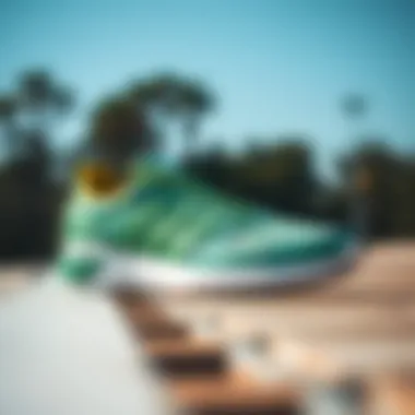 Sleek design of the Adidas Matchbreak Super Green showcasing its unique aesthetics