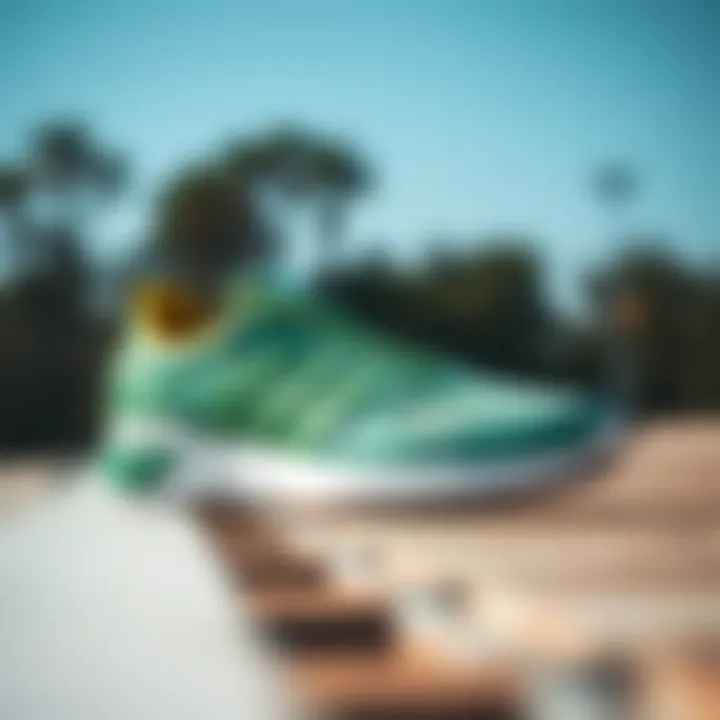 Sleek design of the Adidas Matchbreak Super Green showcasing its unique aesthetics