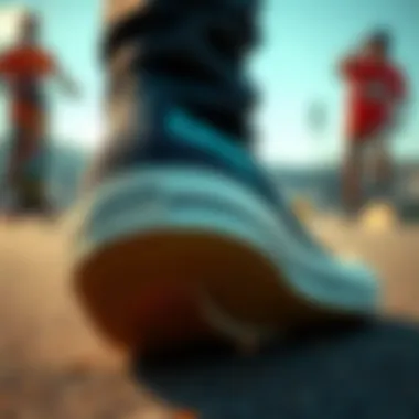 Close-up of the unique sole design of Chuck Taylor Lugged shoes