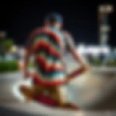 Artistic representation of a back print shirt's cultural impact