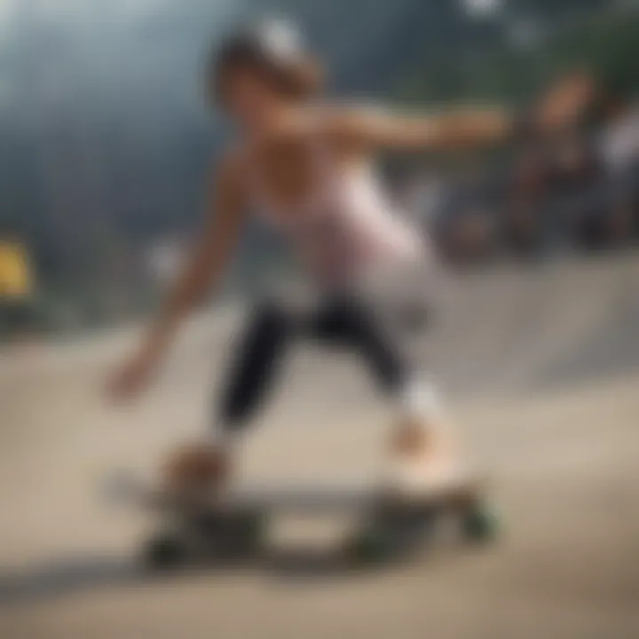 A timeline illustrating the history of ladies champion slides in skate culture