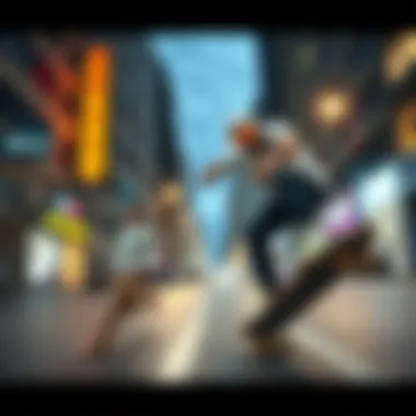 Skateboarding culture thriving in urban settings