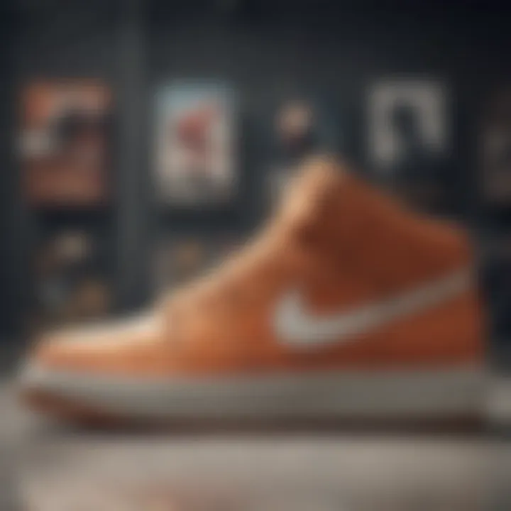 Historical timeline showcasing Dopeman Nikes evolution