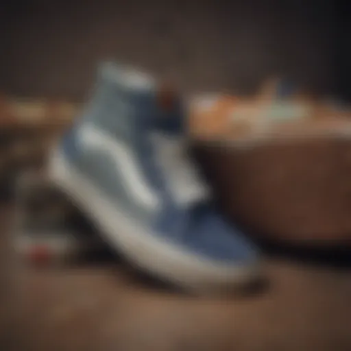 Vintage Vans shoes showcasing the brand's historical roots in skate culture.