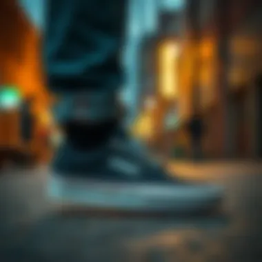 Vans UltraRange Chelsea in an urban skateboarding environment