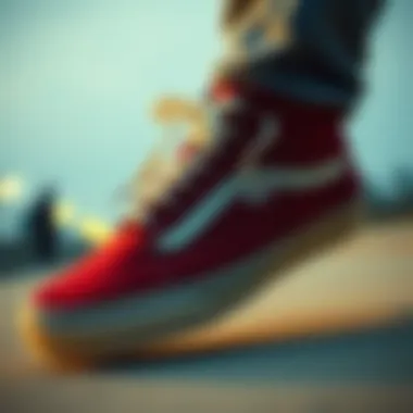 Historical Vans advertisement from the 1980s