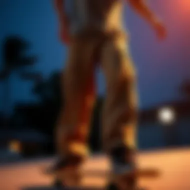 Historical evolution of cargo pants in skate culture