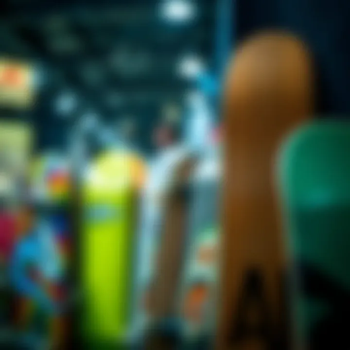 An online platform showcasing various skateboards for sale