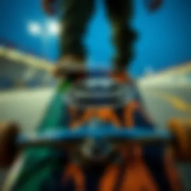 Freeworld Clothing logo displayed prominently on a skateboard