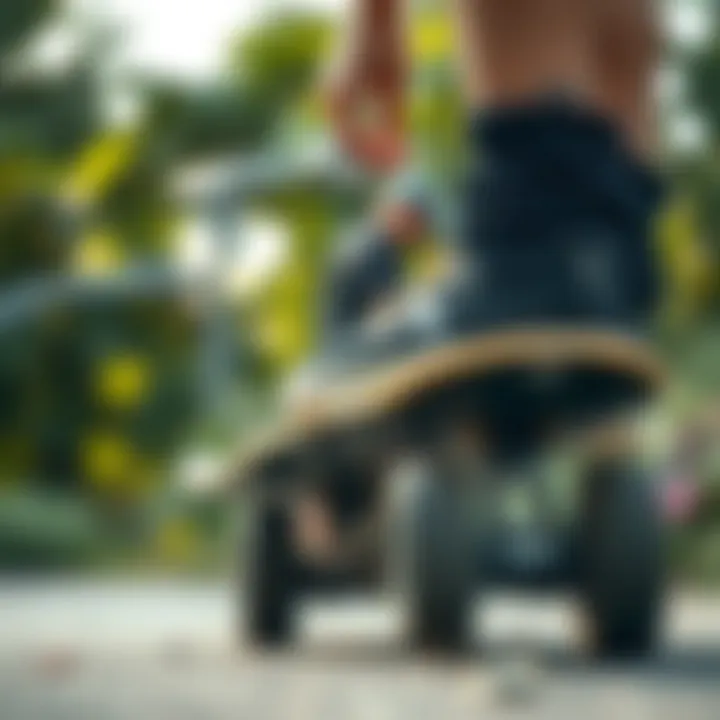 Innovative skateboarding gear crafted from sustainable resources, promoting eco-consciousness