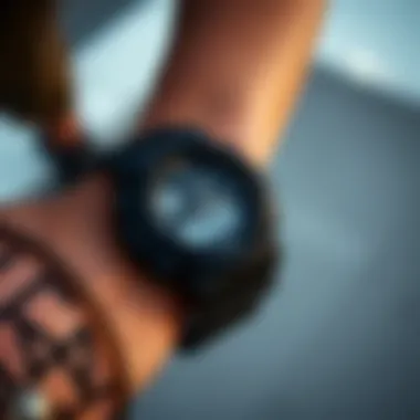 G-Shock GA2100 Black on a stylish wrist, blending fashion with function