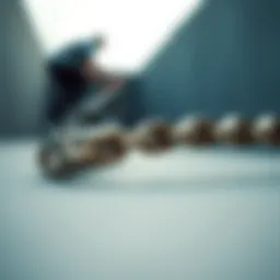 Close-up view of the Jaxxon 20 inch chain showcasing its intricate design.