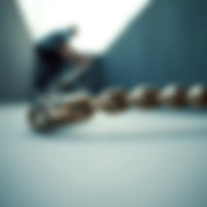 Close-up view of the Jaxxon 20 inch chain showcasing its intricate design.