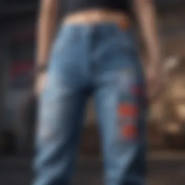Modern Interpretation of JNCO Jeans in Fashion A modern interpretation of JNCO Jeans styled for contemporary fashion