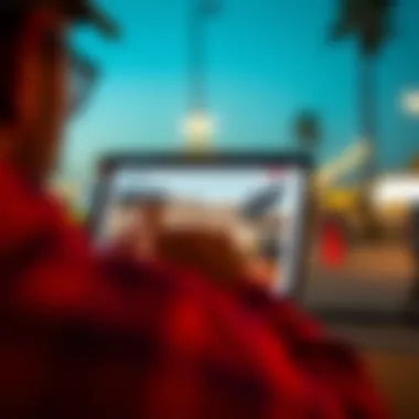 User browsing Vans website for deals