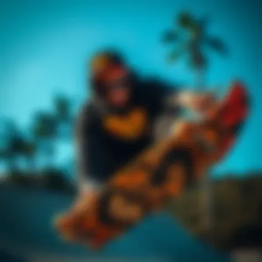 Collaboration between Neff and a popular skateboarding artist.