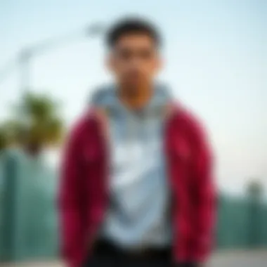 Casual athletic outfit highlighting Nike's stylish design elements