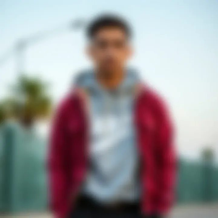 Casual athletic outfit highlighting Nike's stylish design elements