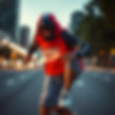 Athlete engaging in various sports wearing versatile Nike apparel