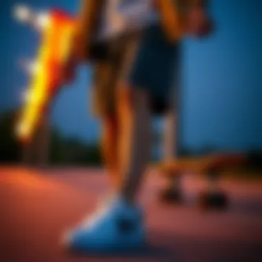 Stylish outfit pairing featuring the Nike Club Essentials Woven Shorts with casual sneakers